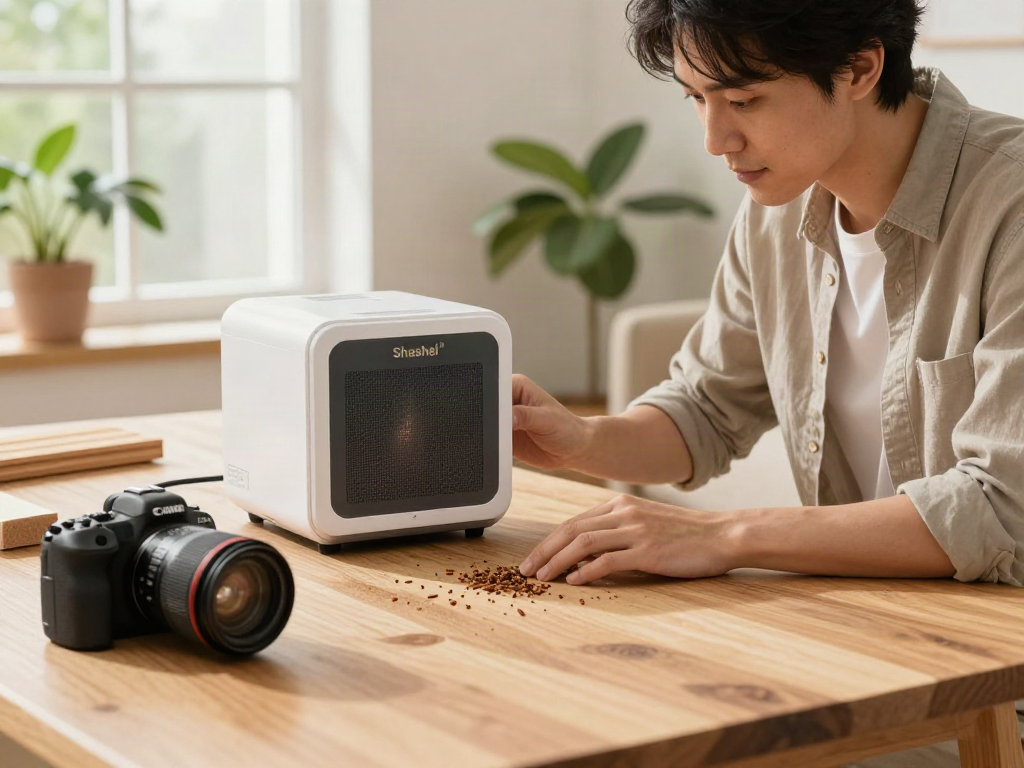 Traitement écologique des vers à bois avec Shashel® dans un intérieur lumineux et accueillant.